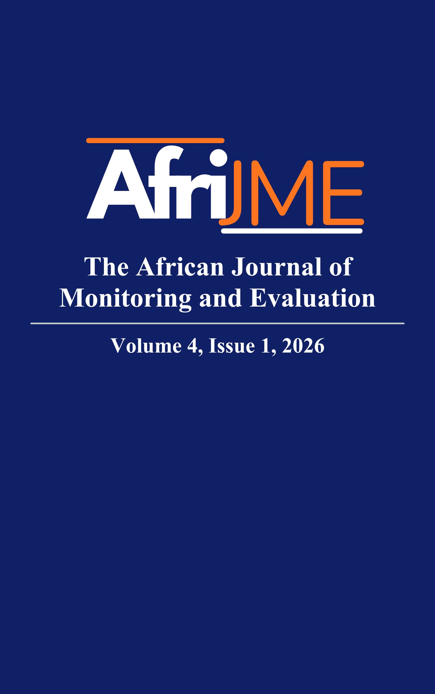 					View Vol. 4 No. 1 (2026): The African Journal of Monitoring and Evaluation
				